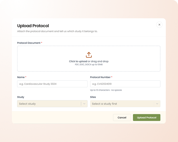 Upload Your Protocol