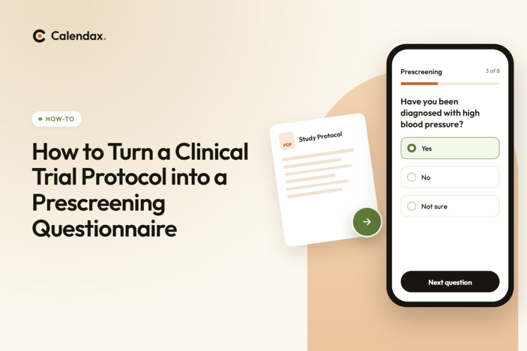 How to Turn a Clinical Trial Protocol into a Prescreening Questionnaire