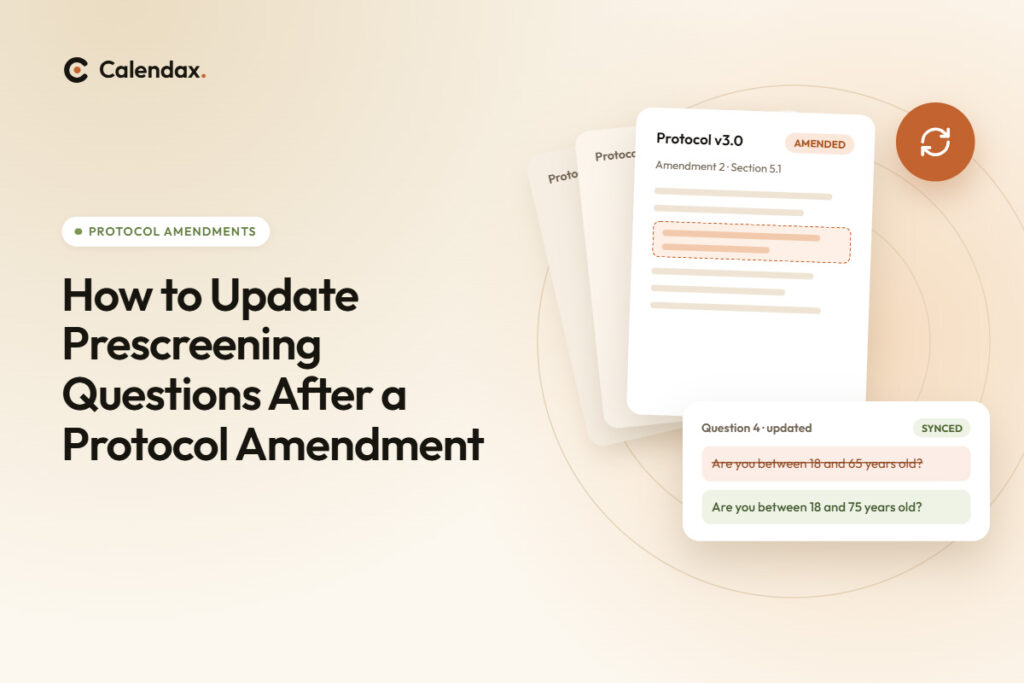 How to Update Prescreening Questions After a Protocol Amendment